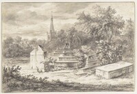 Q+ 049
<br/>
Het Joodse Kerkhof bij Ouderkerk aan de Amstel
<br/>
<em>Ruisdael, Jacob Isaacksz. van (1628/29-1682)</em>
